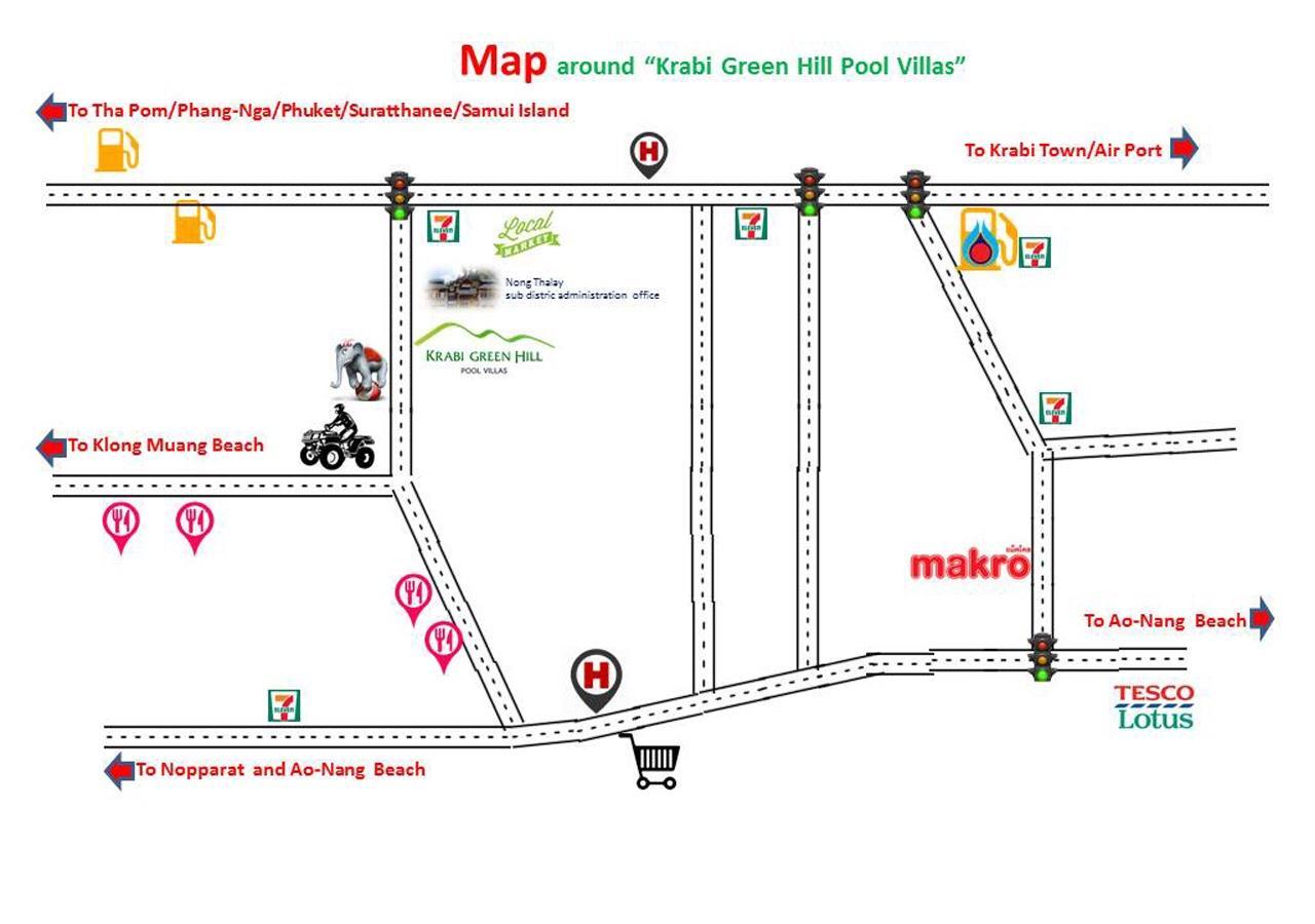 Krabi Green Hill Pool Villas Ban Nong Thale Exterior foto